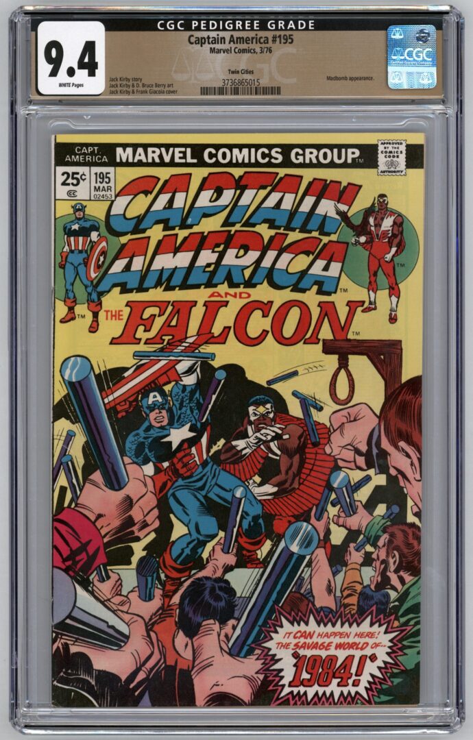 Captain America #195  CGC 9.4  Twin Cities Pedigree
