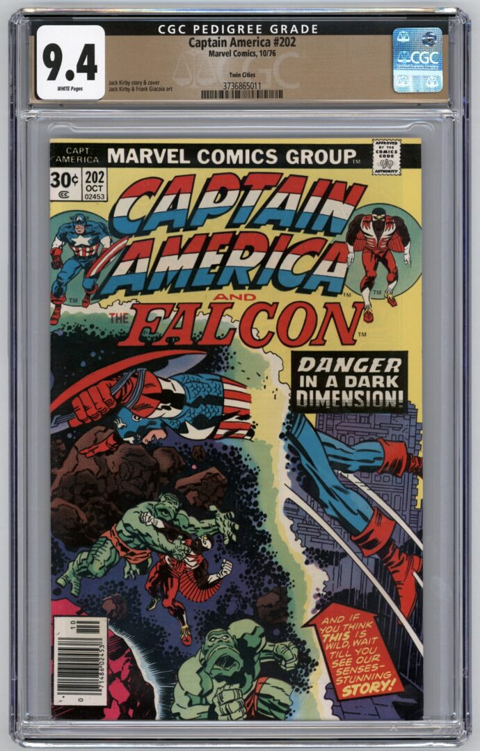 Captain America #202  CGC 9.4  Twin Cities Pedigree