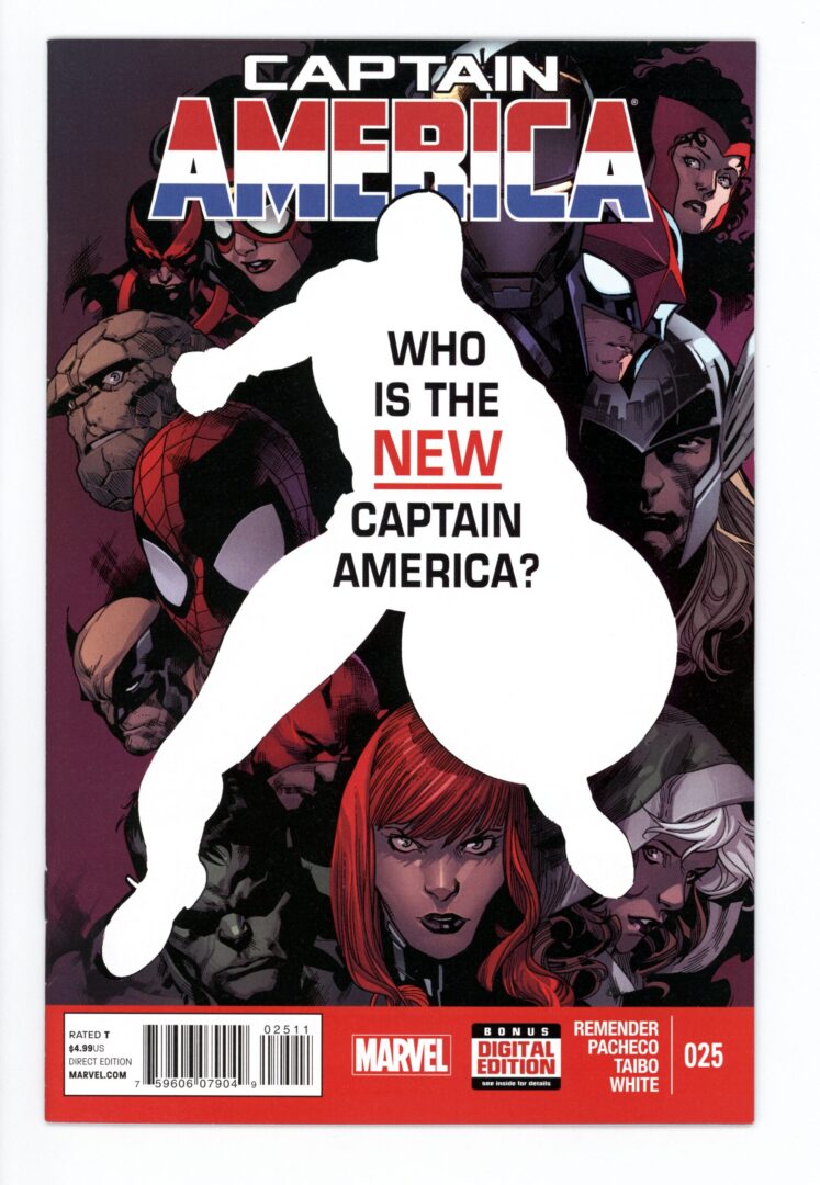 Captain America #25  NM  1st appearance of Sam Wilson as Captain America
