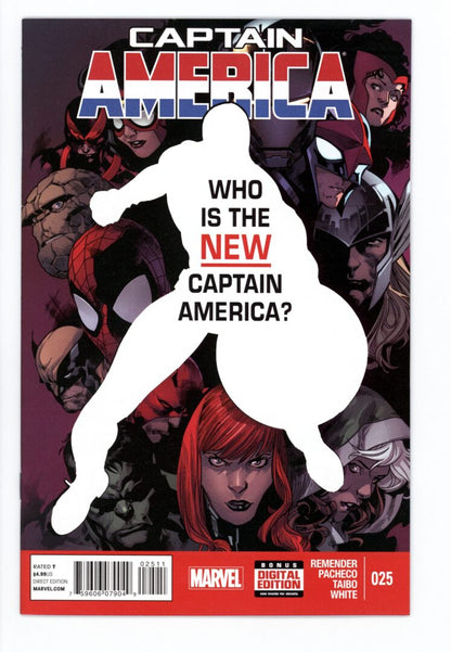 Captain America #25  NM  1st appearance of Sam Wilson as Captain America