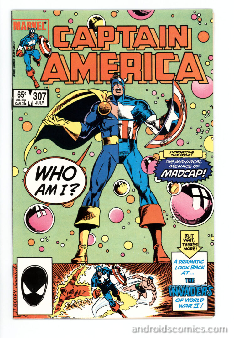 Captain America #307  VF/NM 1st App. of Madcap