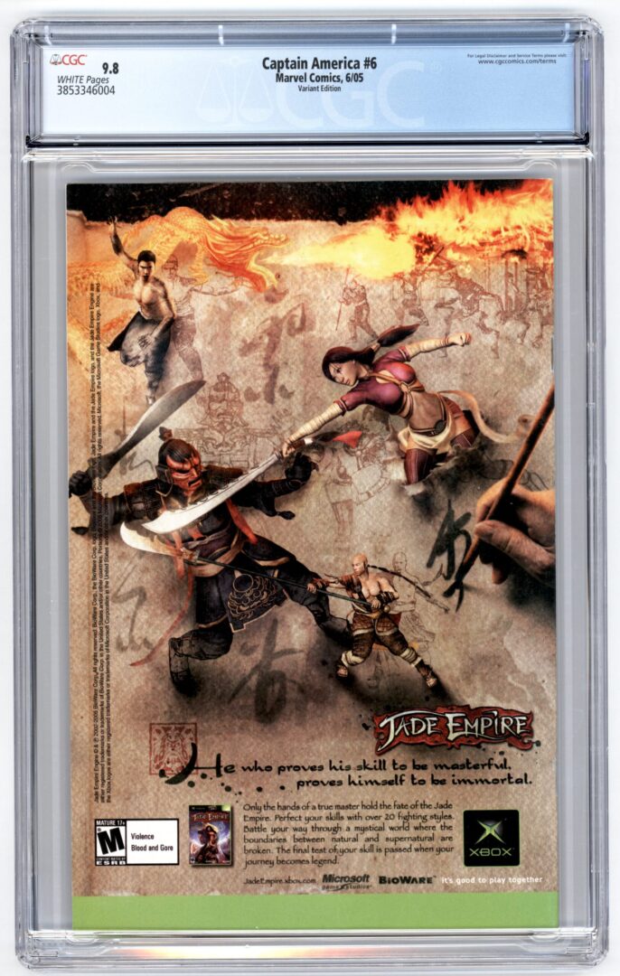 Captain America #6  CGC 9.8  1st full App. of Winter Soldier