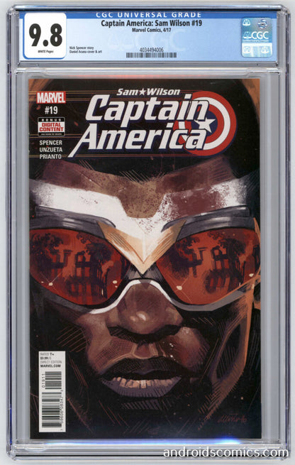 Captain America Sam Wilson #19  CGC 9.8  1st App. of Rayshaun Lucas