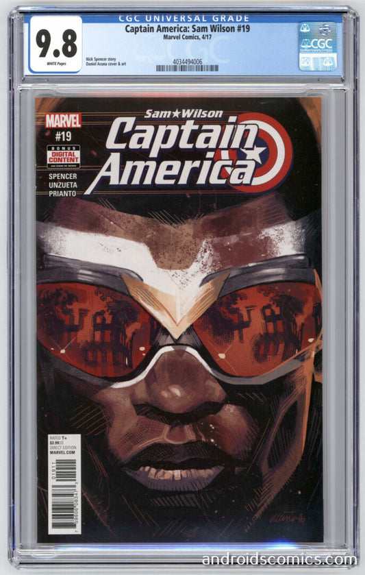Captain America Sam Wilson #19  CGC 9.8  1st App. of Rayshaun Lucas