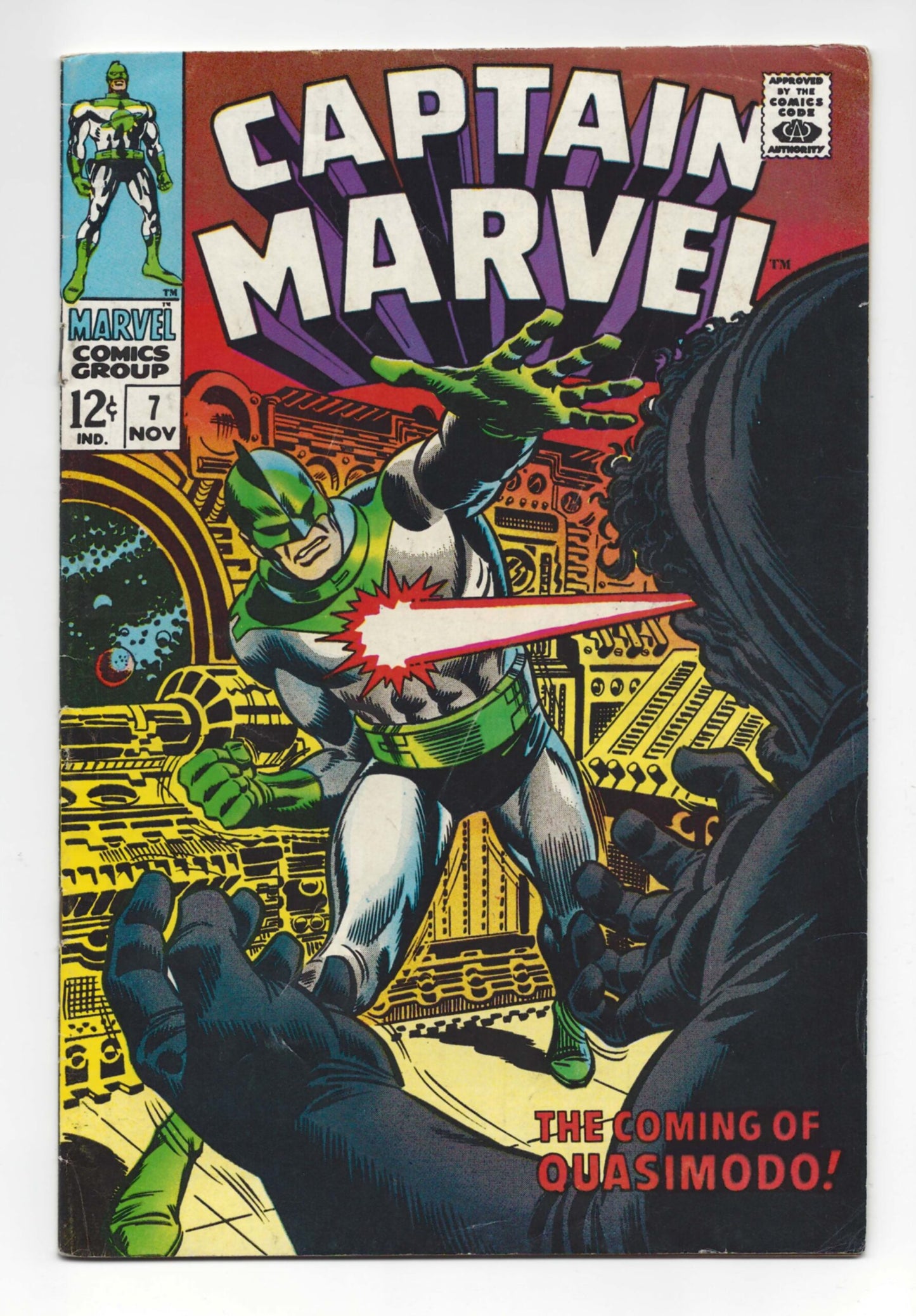 Captain Marvel #7  VG+