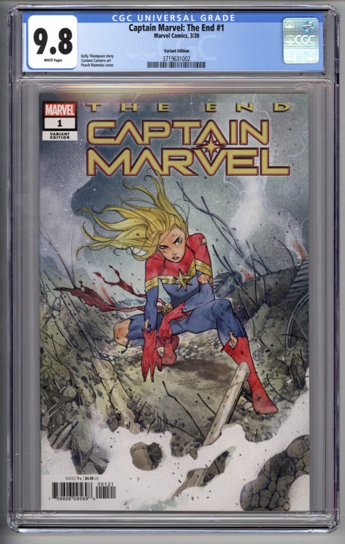 Captain Marvel The End #1  Cover B  CGC 9.8