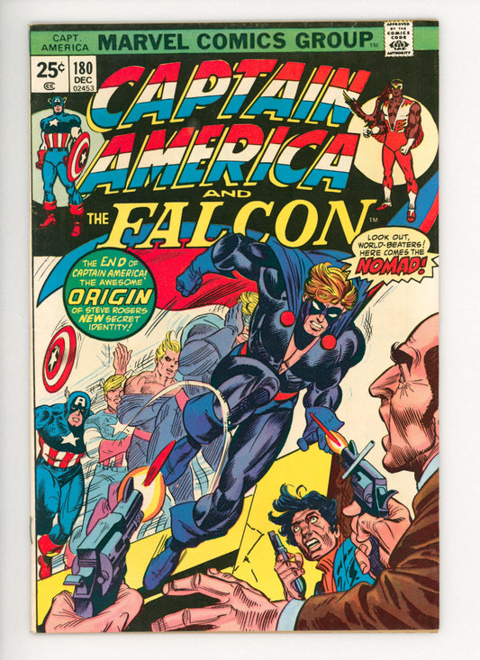 Captain America #180  VF-  1st App. of Nomad