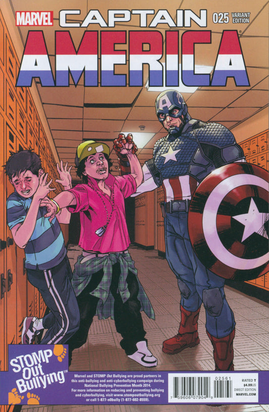 Captain America #25 Stomp Out Bullying Variant