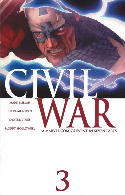 Civil War #3  VF  1st appearance of Ragnorak  (clone of Thor)