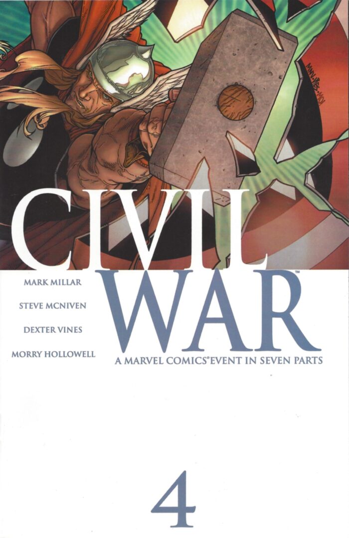 Civil War #4  NM  Death of Black Goliath (Bill Foster)