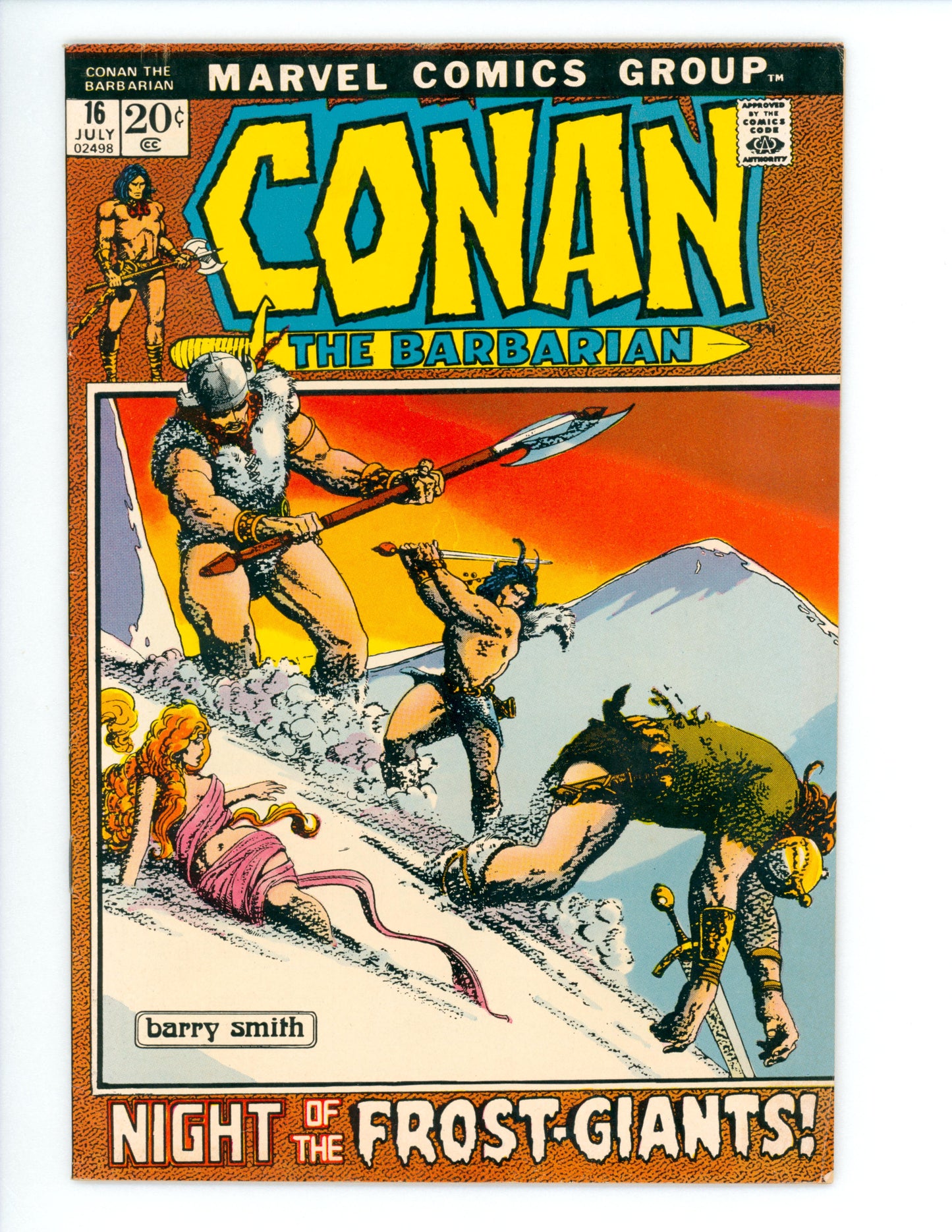 Conan the Barbarian #16  FN