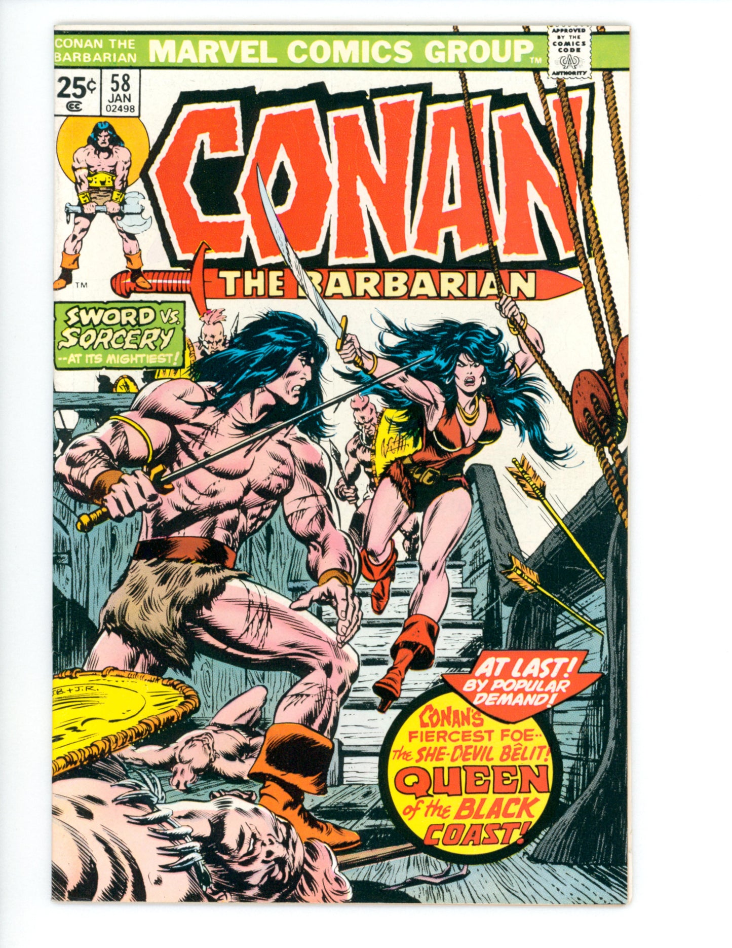 Conan the Barbarian #58 VF-