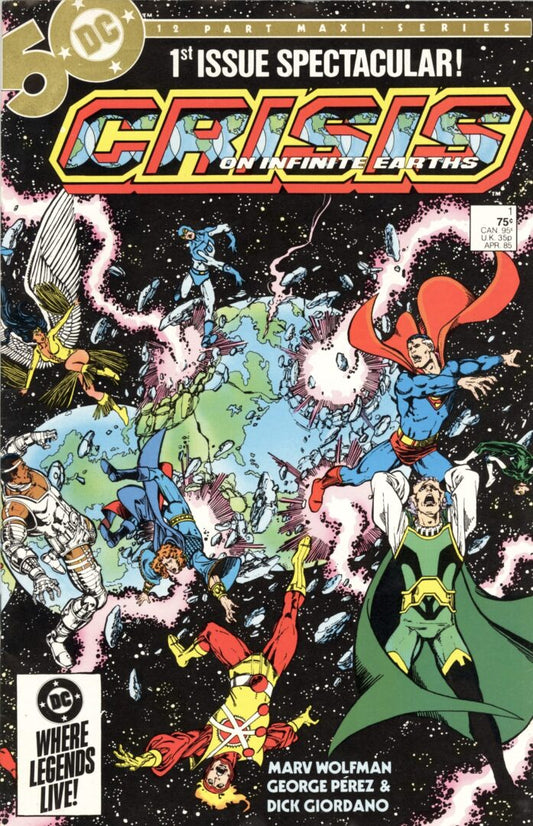Crisis on Infinite Earths #1  FN-  1st appearance of Alexander Luthor