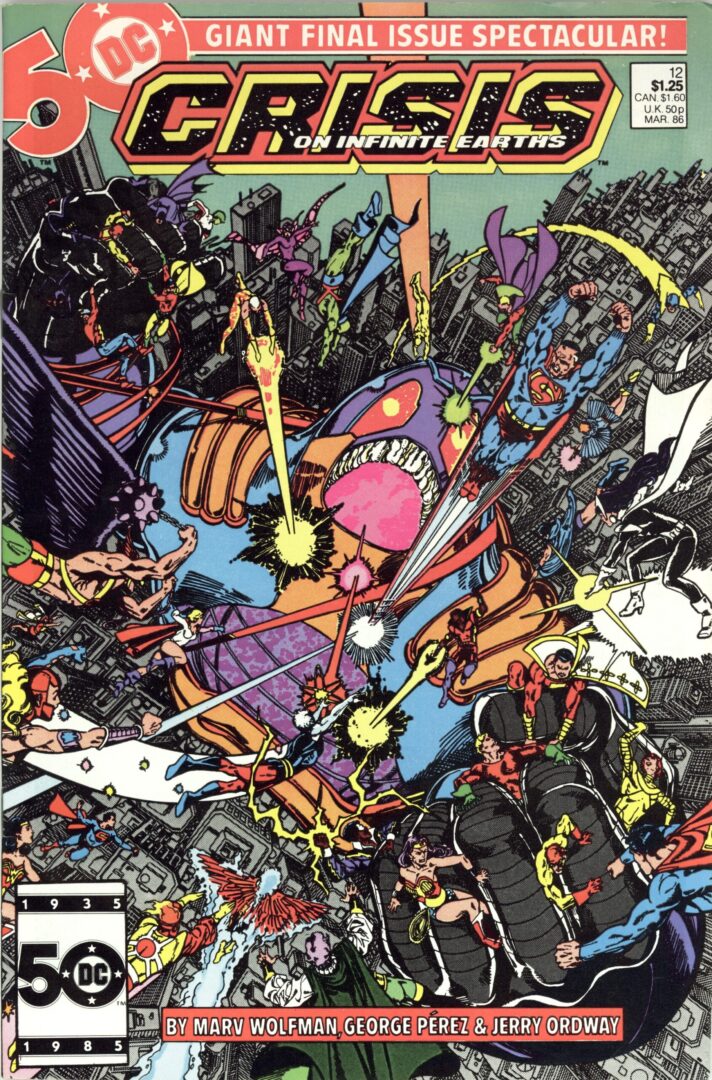 Crisis on Infinite Earths #12  FN-  Wally West becomes the new Flash