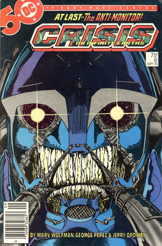 Crisis on Infinite Earths #6  Newsstand Edition  FN-