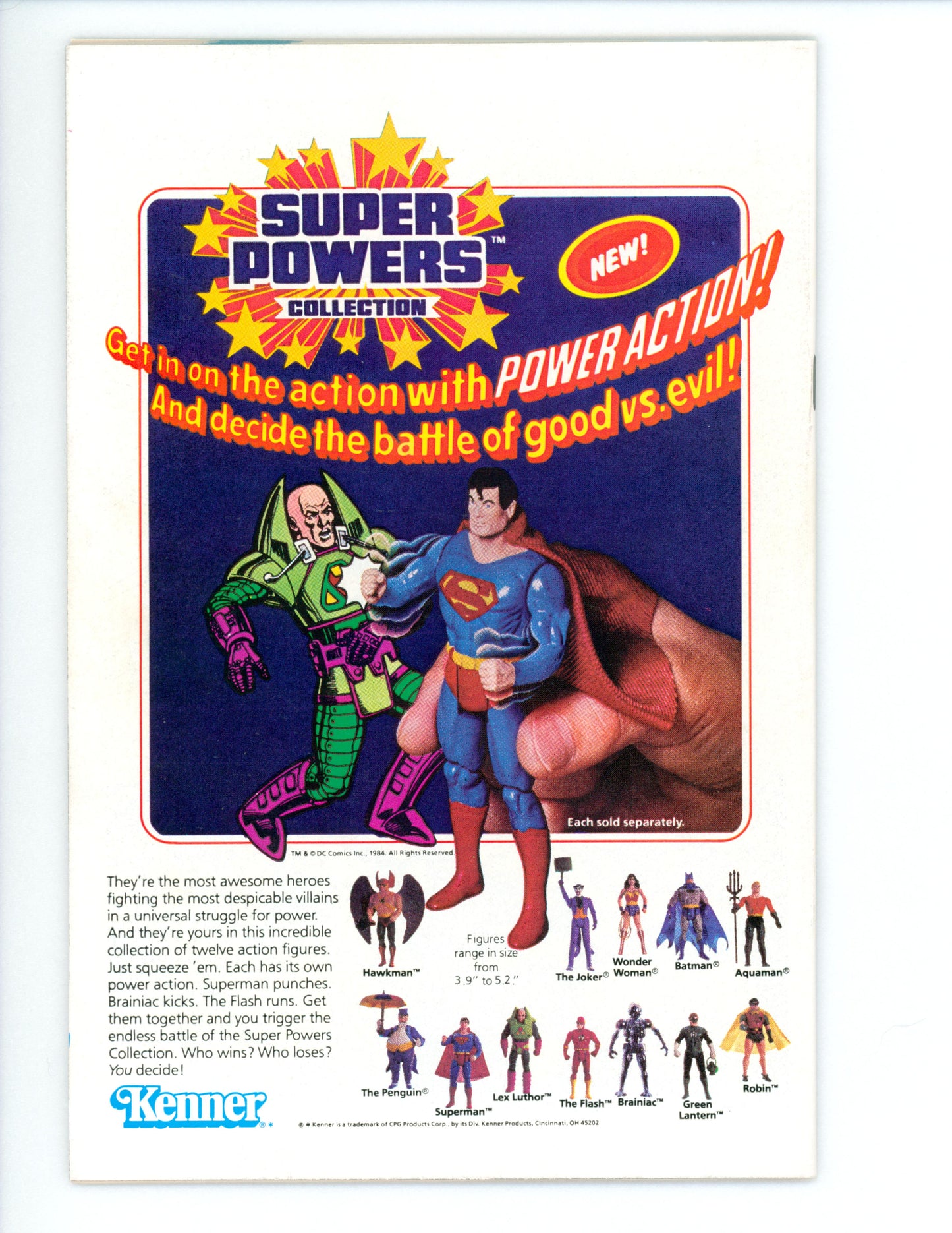 Crisis on Infinite Earths #7  VF+ "Death of Supergirl