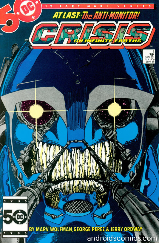 Crisis on Infinite Earths #6   1st App.of the Anti-Monitor