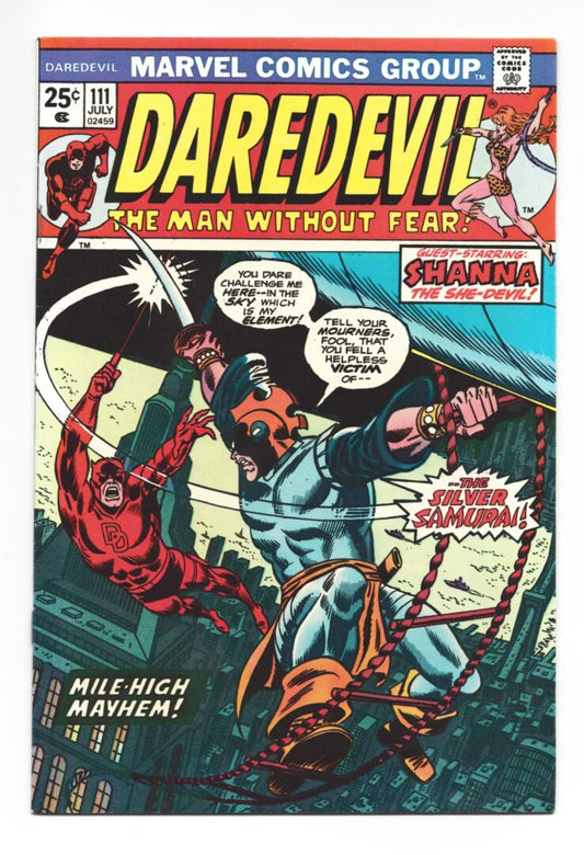 Daredevil #111  FN/VF  1st appearance and origin of Silver Samurai