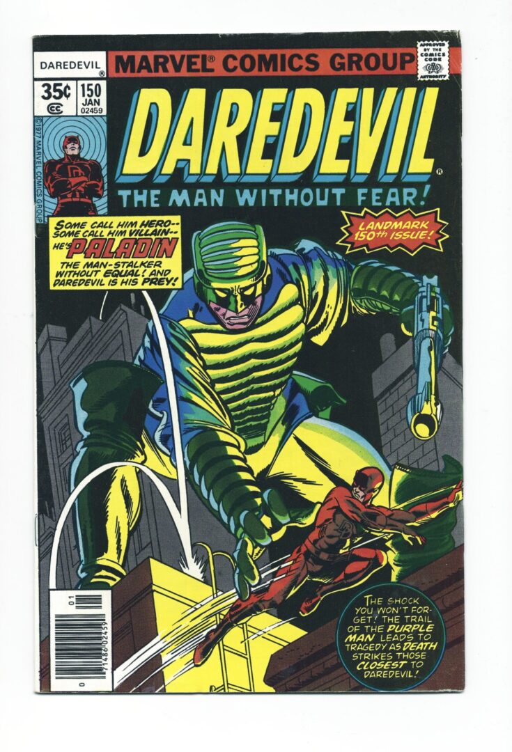 Daredevil #150  VG+  1st appearance of  Paladin