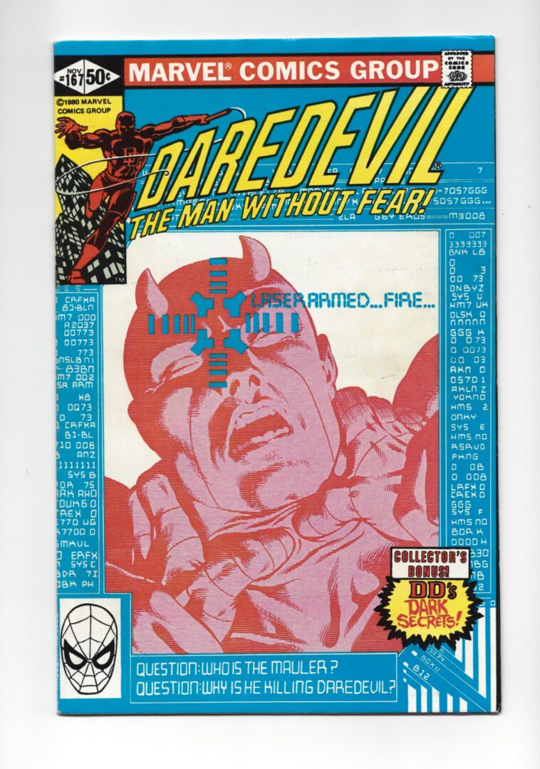 Daredevil #167  FN/VF  1st appearance of Mauler