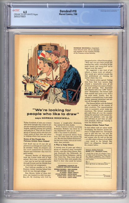 Daredevil #18  CGC 6..5  Origin & 1st appearance of Gladiator