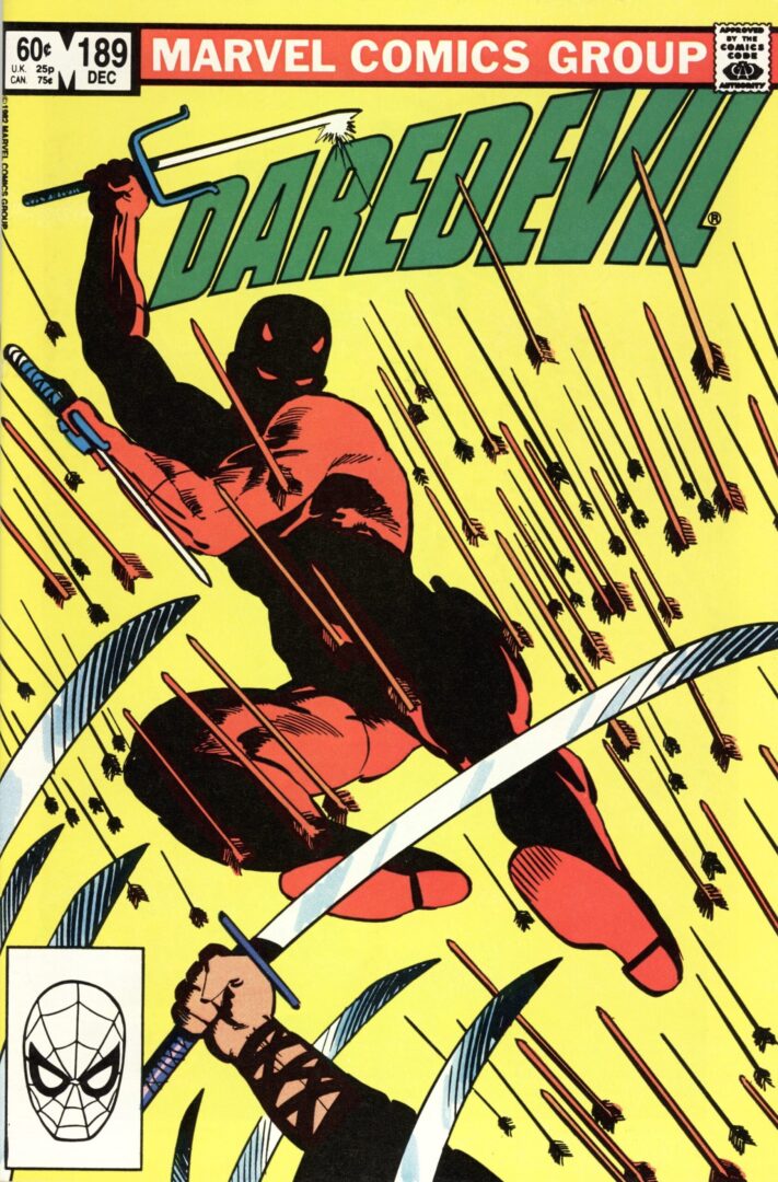 Daredevil #189  VF  Death of Stick