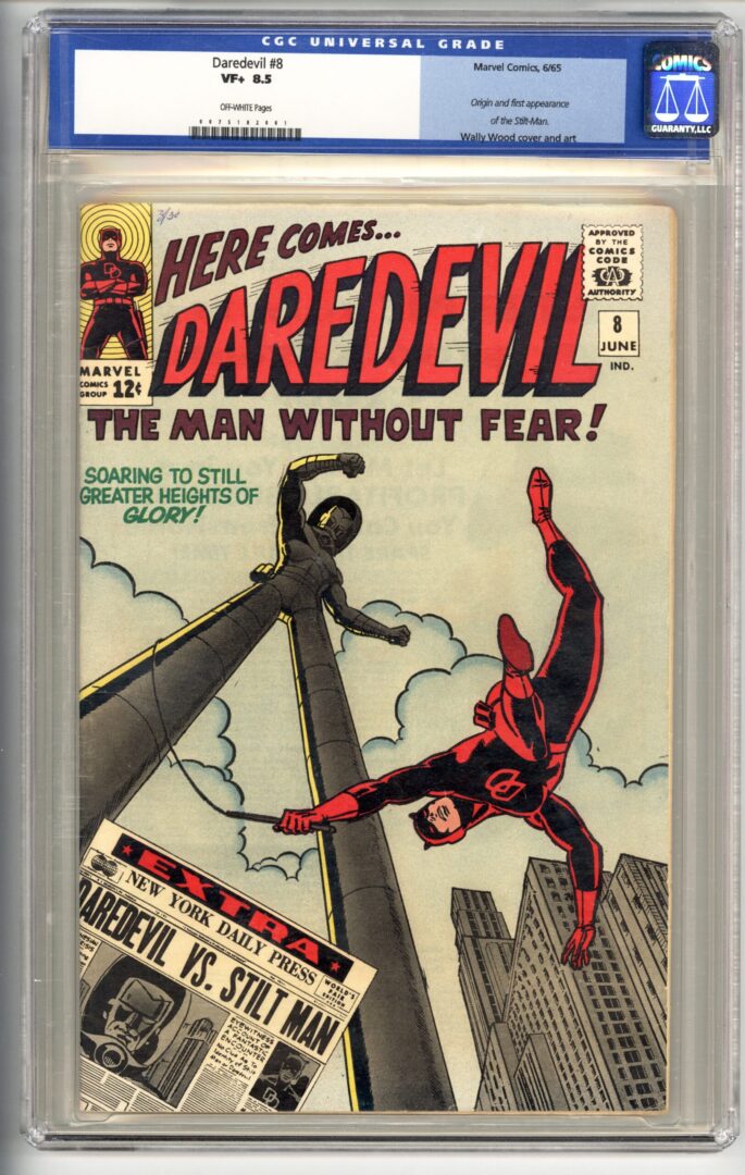 Daredevil #8  CGC 8.5  1st Appearance of Stilt-Man