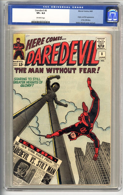 Daredevil #8  CGC 8.5  1st Appearance of Stilt-Man