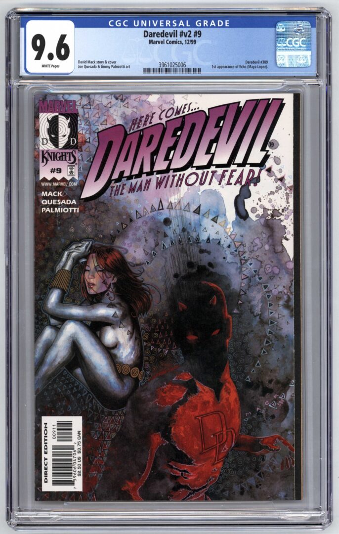 Daredevil #9  CGC 9.6 1st appearance of Maya Lopez (Echo)