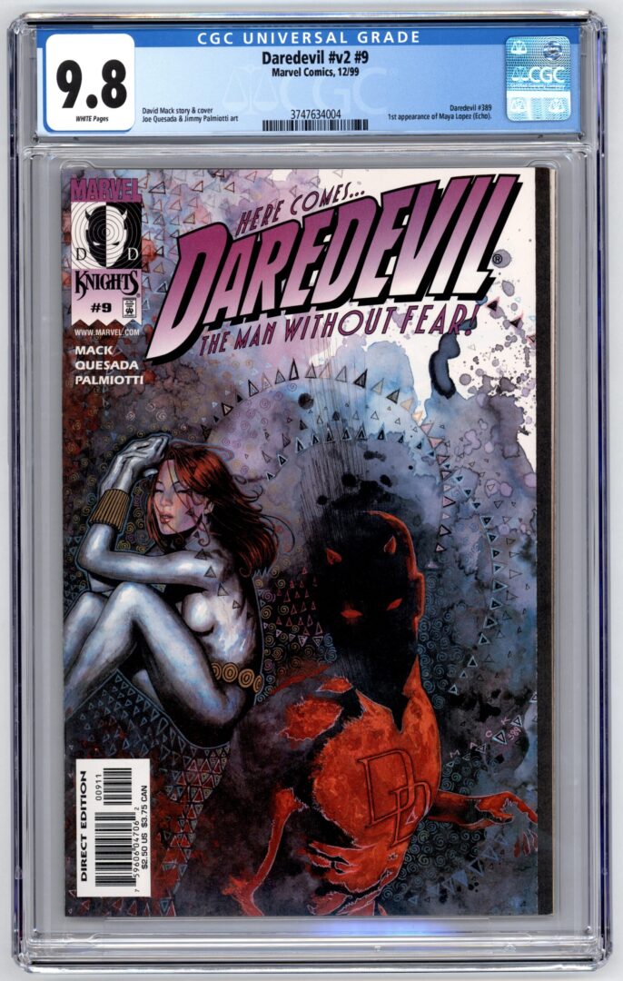 Daredevil #9  CGC 9.8  1st appearance of Maya Lopez (Echo)