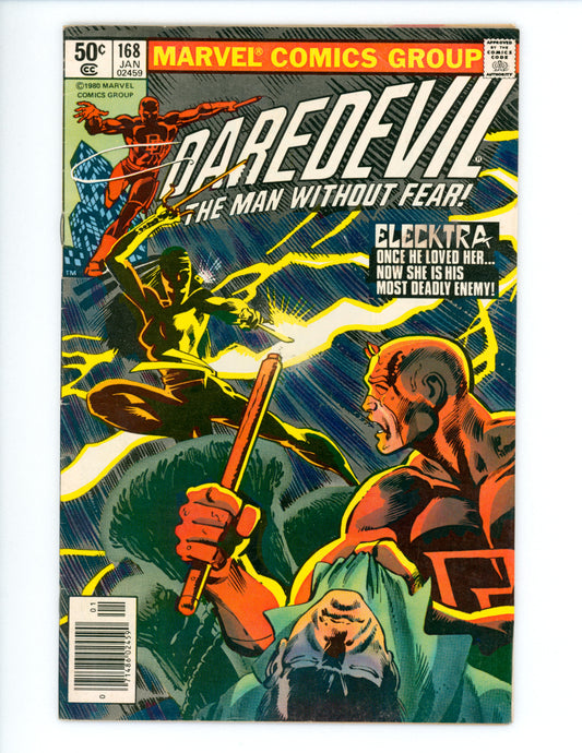 Daredevil #168  VG/FN  Origin and 1st App. of Elektra