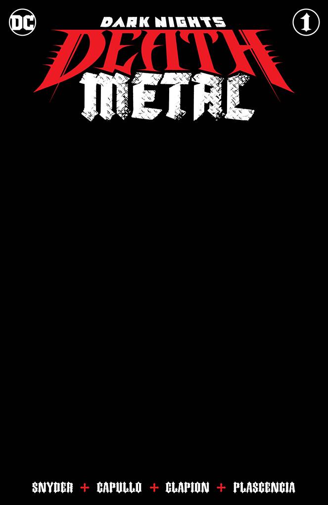 Dark Nights Death Metal #1  Blank Variant  NM