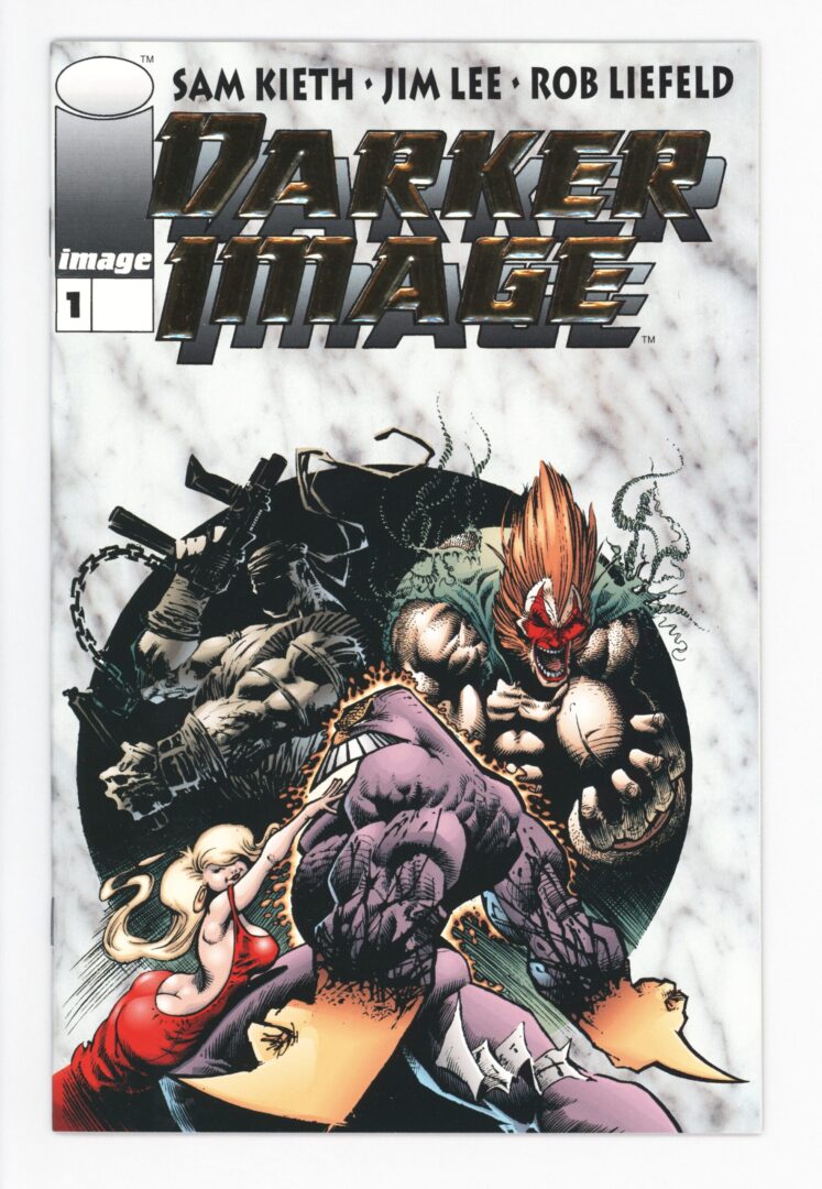 Darker Image #1  Gold Foil Variant  VF  1st App. of Maxx, Deathblow, and Bloodwulf