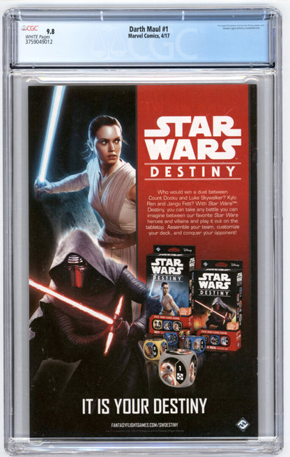 Darth Maul #1  CGC 9.8