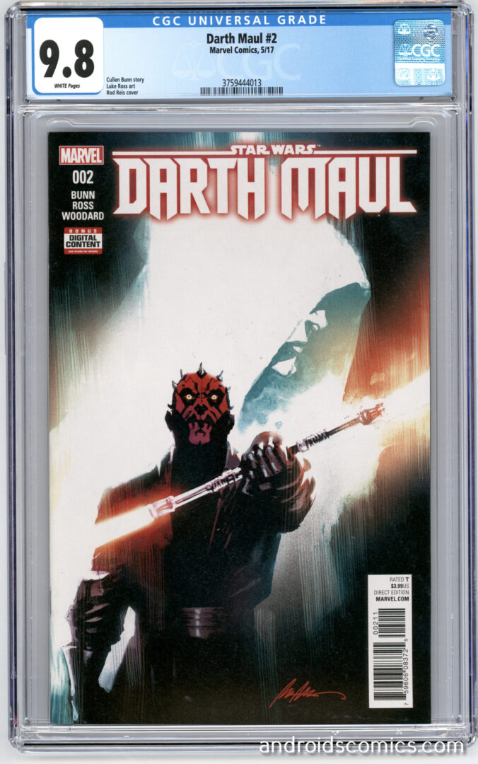 Star Wars Darth Maul #2  CGC 9.8 1st App. of Cad Bane