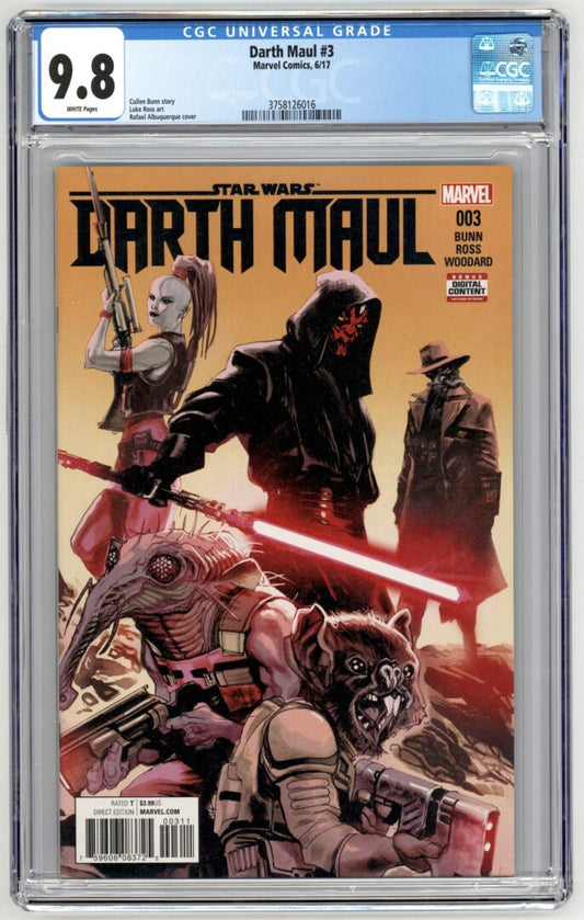 Star Wars Darth Maul #3  CGC 9.8