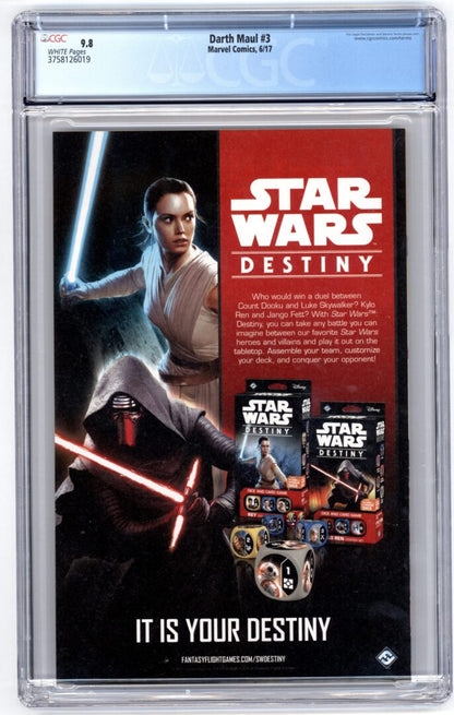 Star Wars Darth Maul #3  CGC 9.8