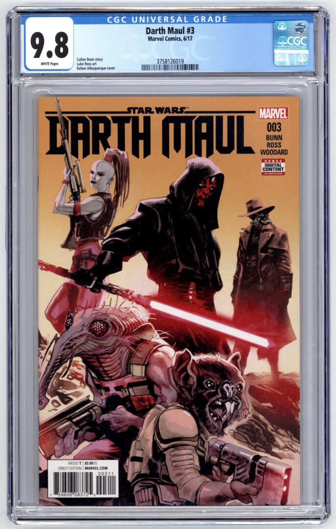 Star Wars Darth Maul #3  CGC 9.8