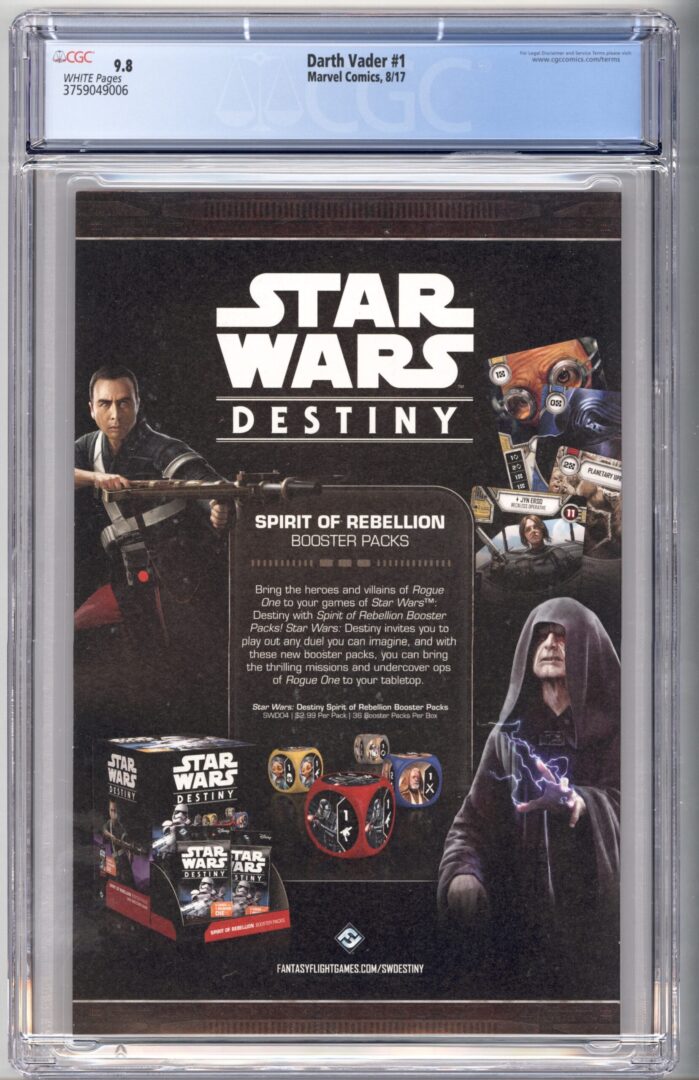 Star Wars Darth Vader #1  CGC 9.8
