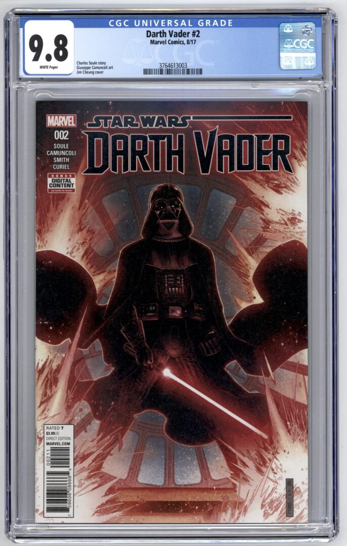 Darth Vader #2  CGC 9.8  1st cameo App. of  Kirak Infil'a