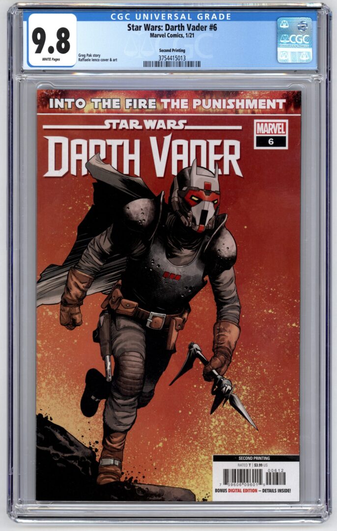 Star Wars: Darth Vader #6  CGC 9.8 2nd Print  1st cameo appearance of Ochi of Bestoon