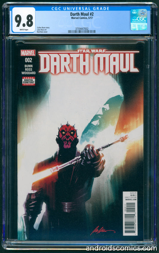 Star Wars Darth Maul #2  CGC 9.8 1st App. of Cad Bane