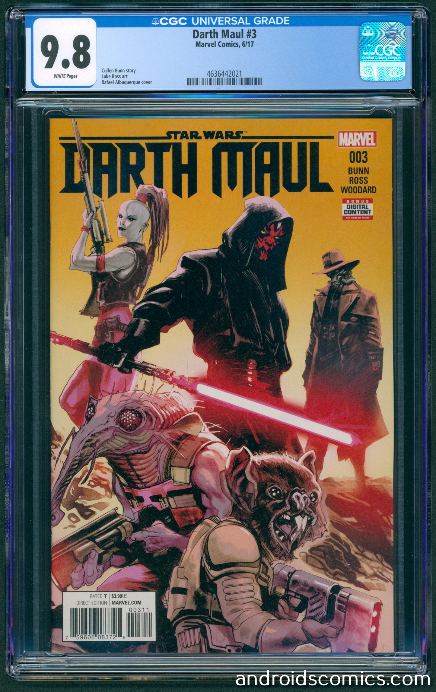 Star Wars Darth Maul #3  CGC 9.8