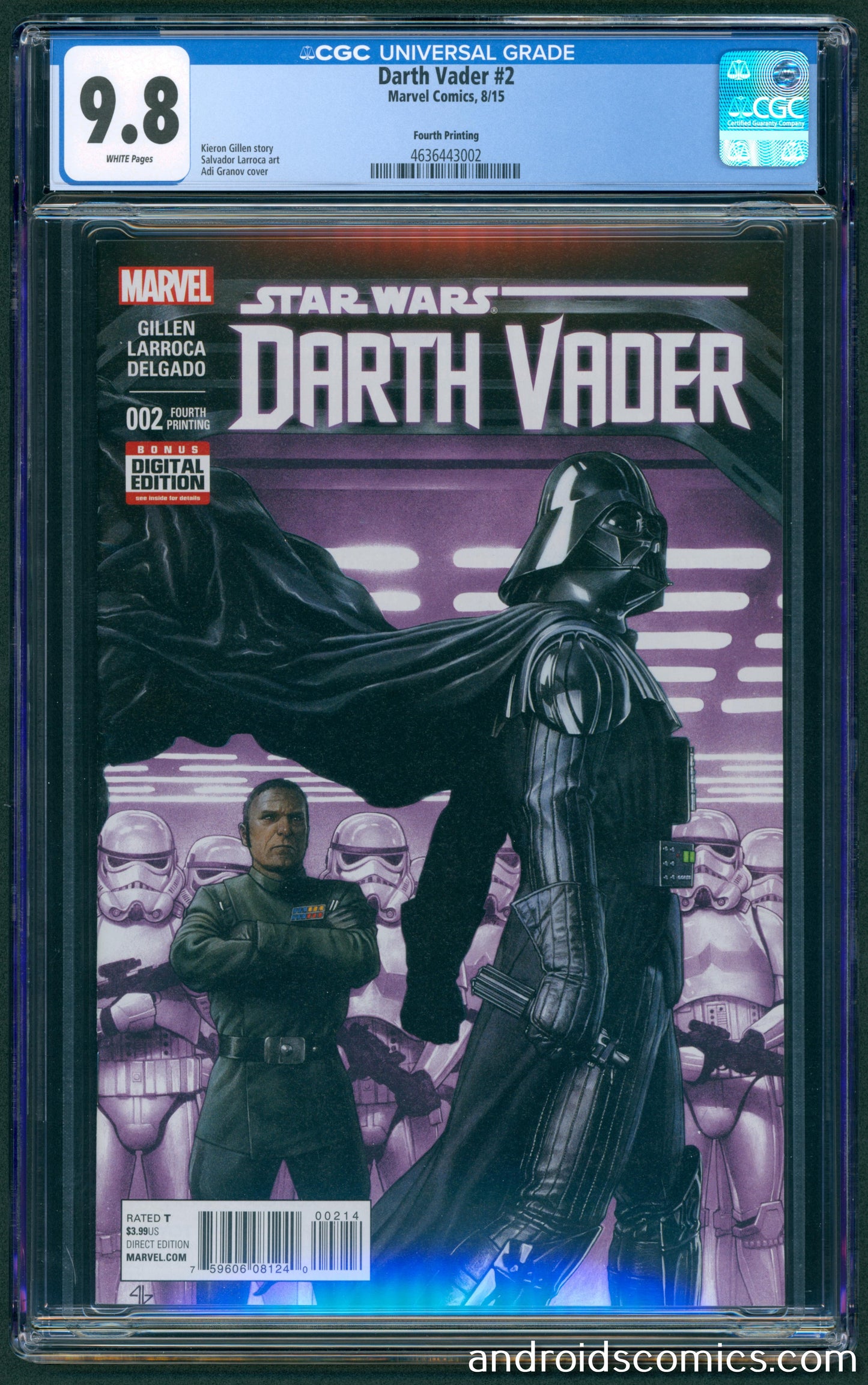 Darth Vader #2 CGC 9.8 4th Print