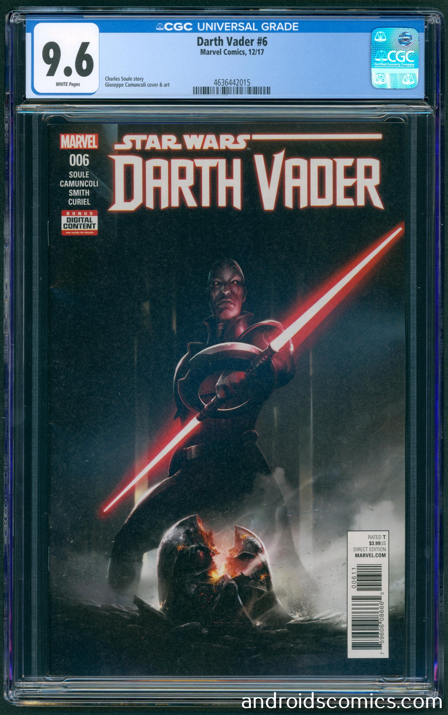 Star Wars Darth Vader #6 CGC 9.6 1st full App. of the Grand Inquisitor
