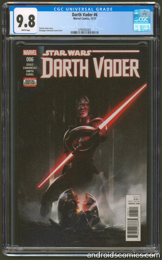 Star Wars Darth Vader #6 CGC 9.8 1st full App. of the Grand Inquisitor