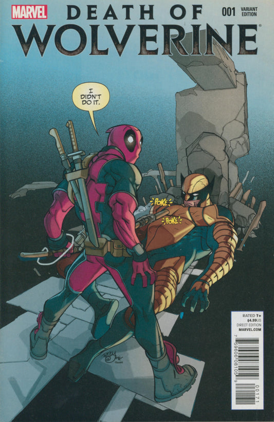Death Of Wolverine #1 Deadpool Party Variant