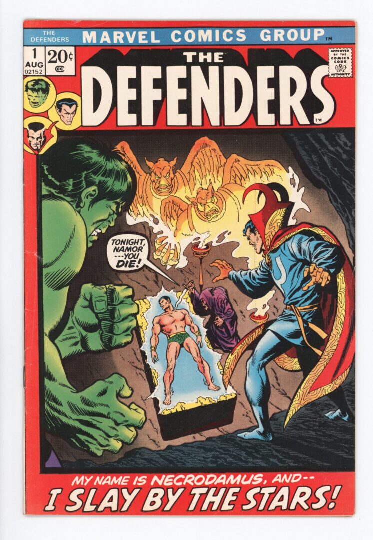 Defenders #1  VG+ 1st App. of Necrodamus
