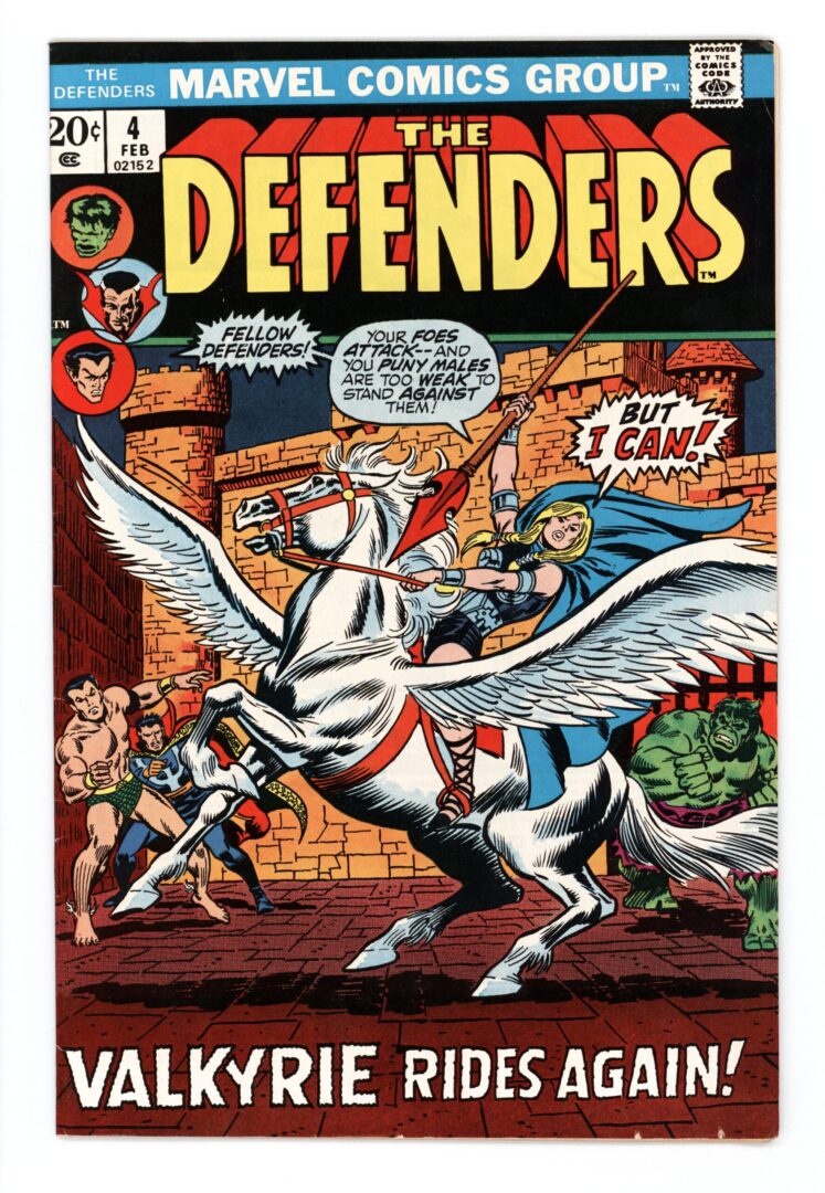 Defenders #4  FN-  1st appearance of Valkyrie