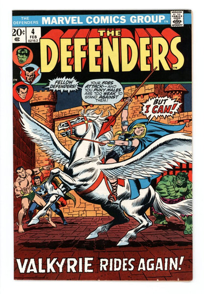 Defenders #4  FN-  1st appearance of Valkyrie